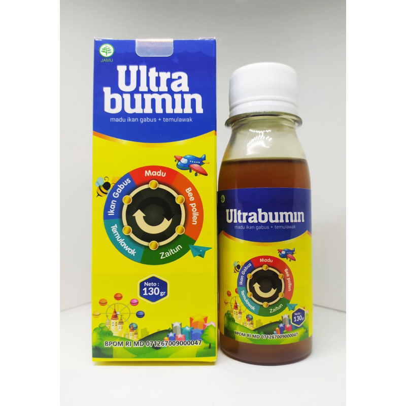 

Madu Ultra bumin 130g Extrak Temulawak plus Ikan Gabus