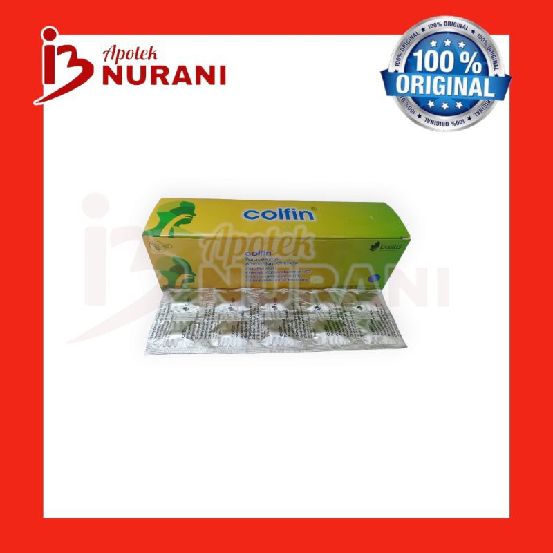 COLFIN TABLET OBAT UNTUK DEMAM, FLU DAN BATUK