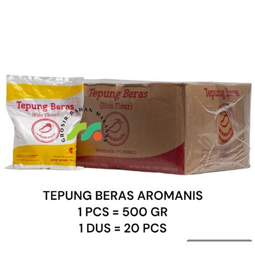

Tepung Beras Aromanis 500Gr isi 20 Pcs ( Per Dus )