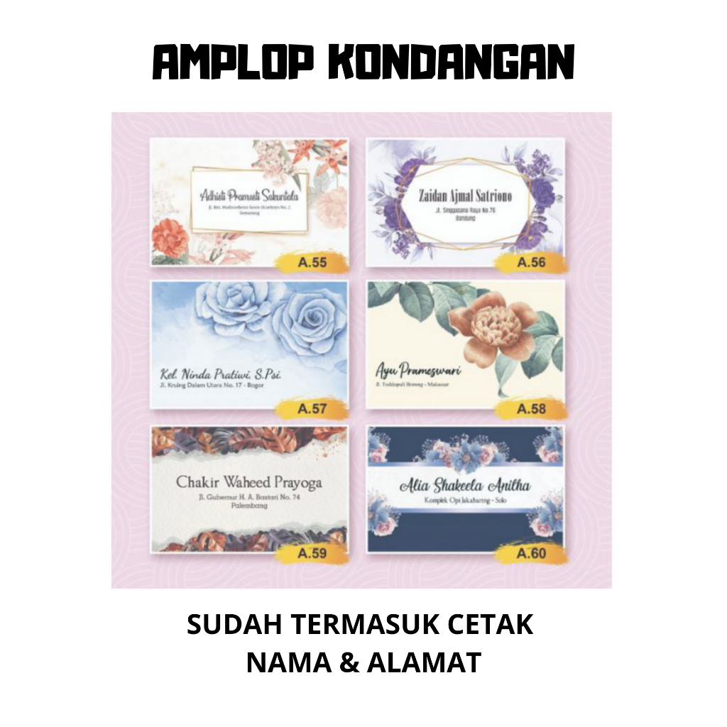 

Amplop sumbang isi nama falah harga termurah