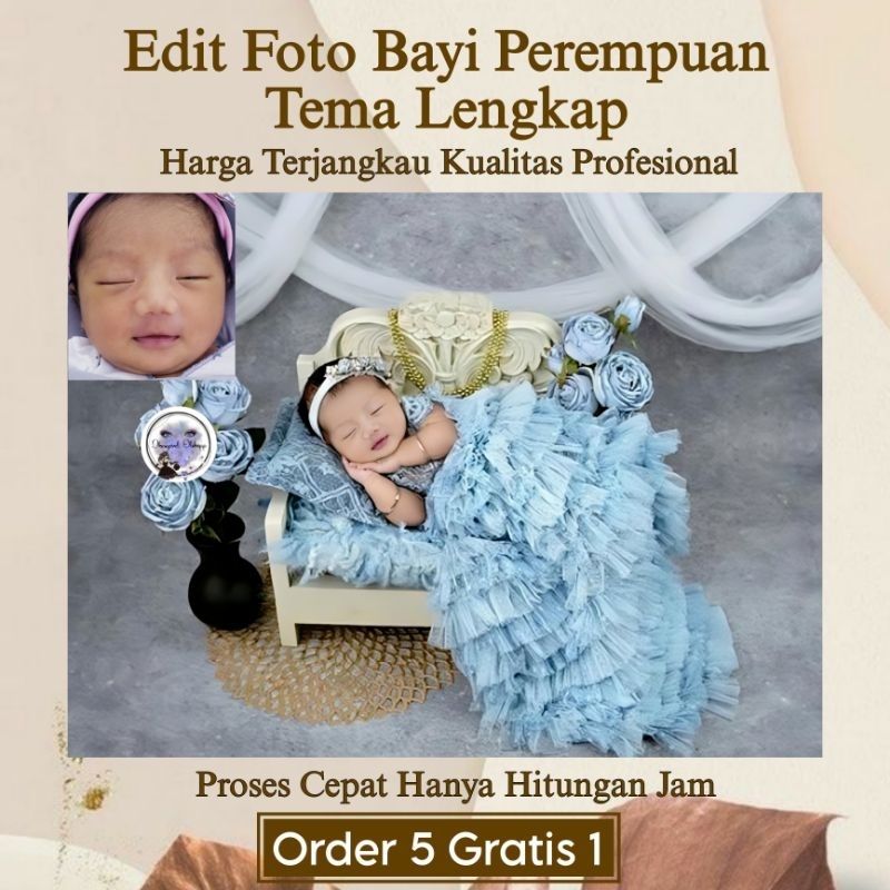 JASA EDIT FOTO BAYI II TANPA CETAK II SOFT FILE