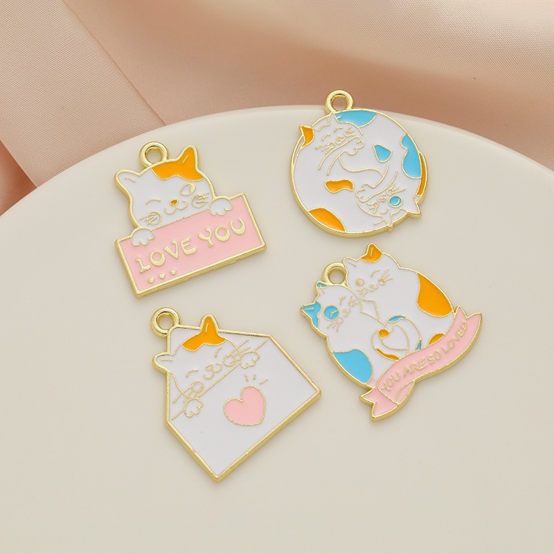 1 pcs Charm Enamel Epoxy - CAT WORLD