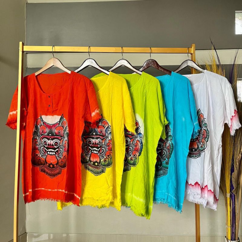 BAJU BARONG BALI POLOS KAOS BARONG BALI PREMIUM OLEH OLEH BALI