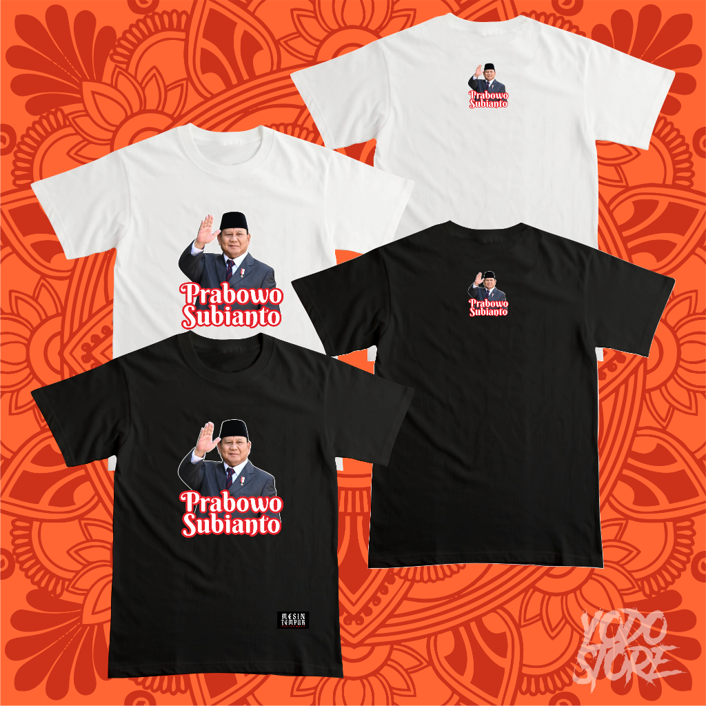 Kaos Prabowo Subianto Pria