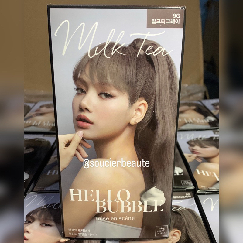 [ALL NEW] Mise En Scène Hello Bubble Foam Hair Color Blackpink Cat Rambut Korea Ash Beige Ash Khaki 