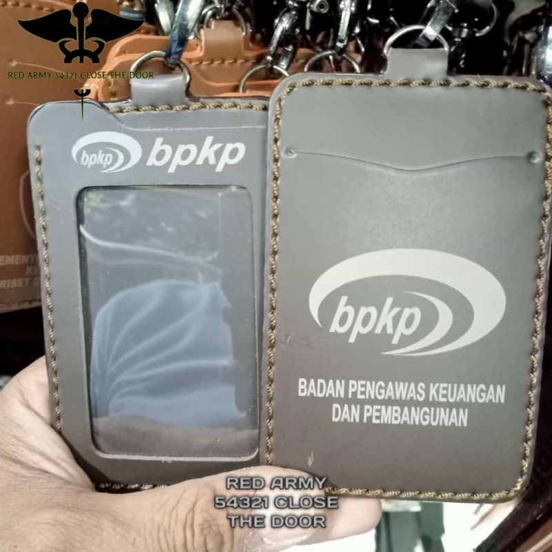 

ID Card Holder Tali Lanyard Name Tag Logo BPKP