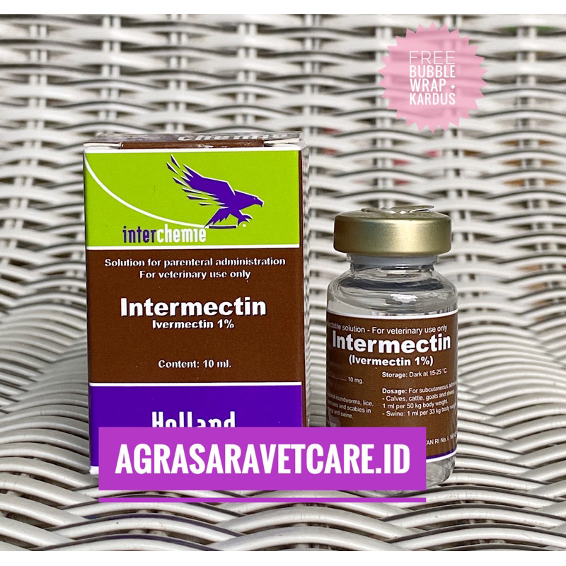 INTERMECTIN 50 ml injeksi - Obat Cacing Parasit