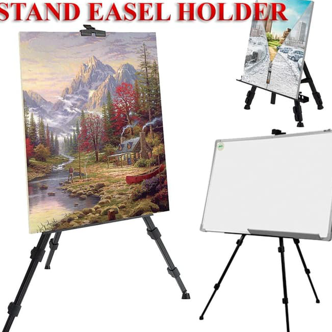 

➤➪✼✰ Stand Lukis Standar Holder Papan Kanvas Lukisan Easel Melukis Standing