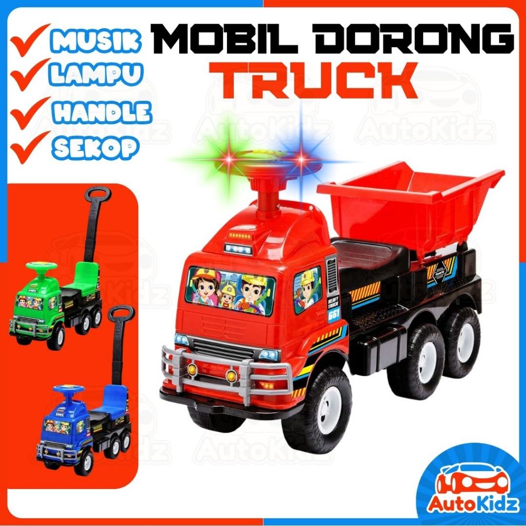 Mobil Mobilan Anak Bisa Dinaiki Truk Besar Jumbo Mainan Dorong Truck Pasir Ride On Toys ToloCar