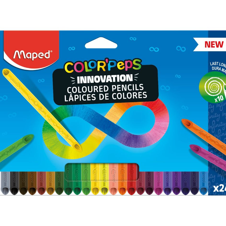 

➙➼✦❃ MAPED PENSIL WARNA INFINITY