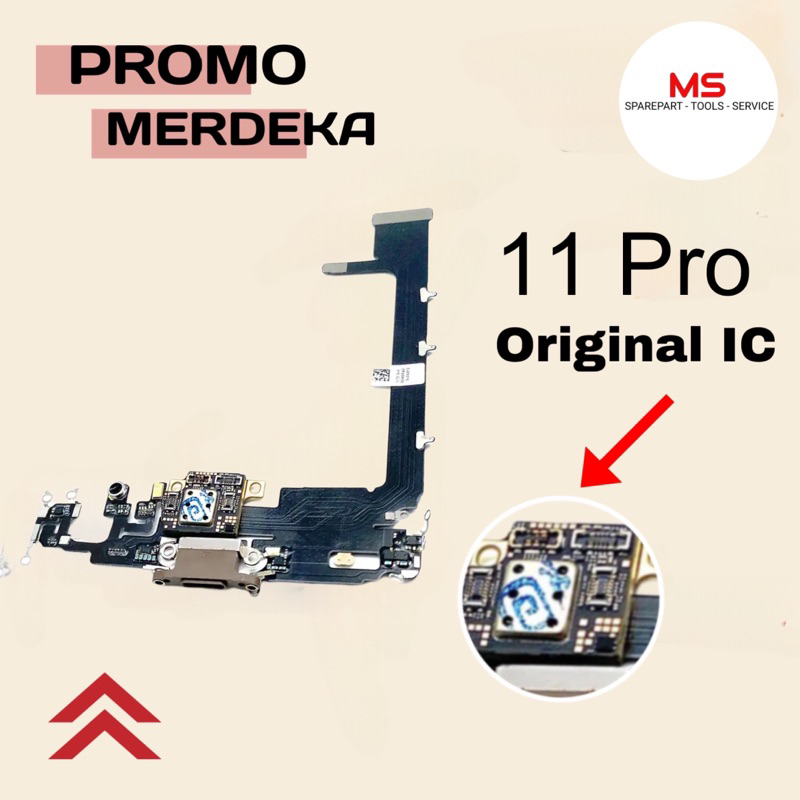 FLEXSIBEL CHARGER CAS Iphone 11 Pro Original IC / With IC Charger