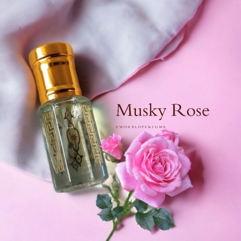 Parfume Surrati Musky Rose Aroma Raudhah Nabawi Original K.S.A