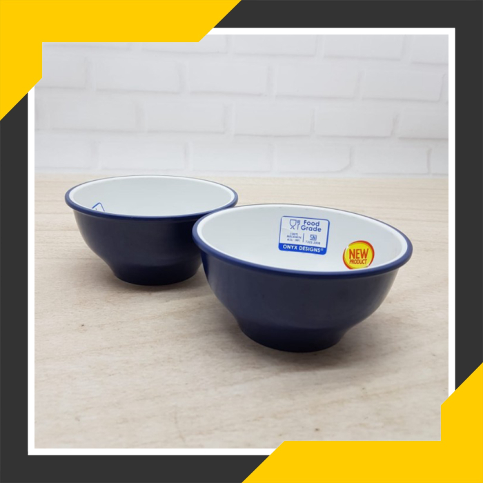 

Jual Mangkok Melamin 2 Warna / Mangkok Makan Melamin 55'' 23058 Onyx Diskon