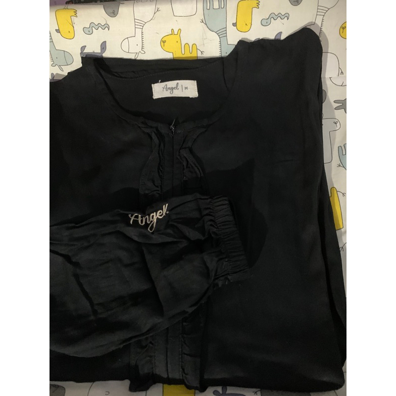 preloved embroidery black atelier angelina