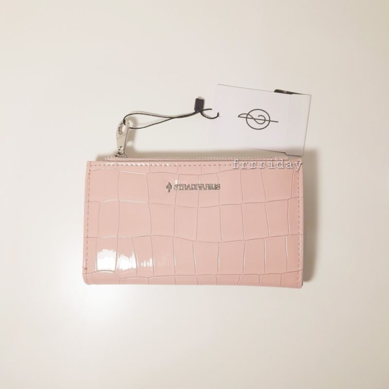 DOMPET LIPAT STRADIVARIUS PINK MINI WALLET