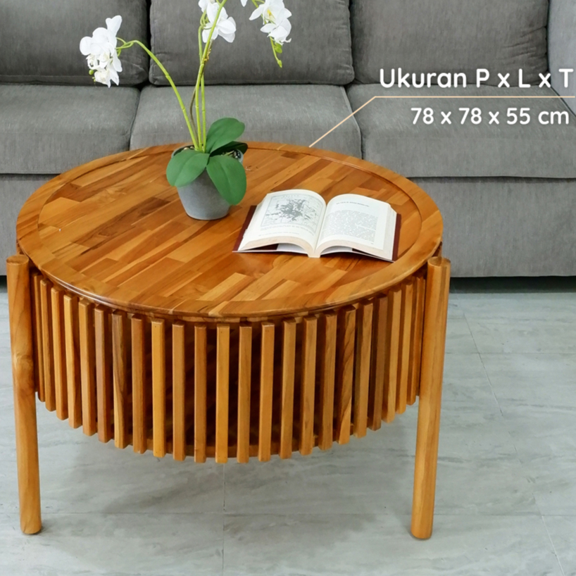 ED MINIMALIS KLASIK VERSILLES MEJA / GRATIS ONGKIR BALI / PLATINUM / FURNITURE - ESTE COFFEE TABLE -