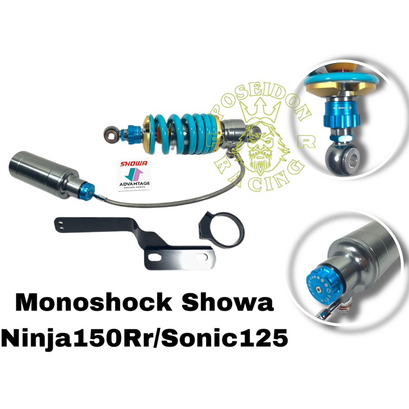 Monoshock Tabung Pisah Thailand Nitron Showa Double Klik 255mm Ninja 150Rr / Sonic 125