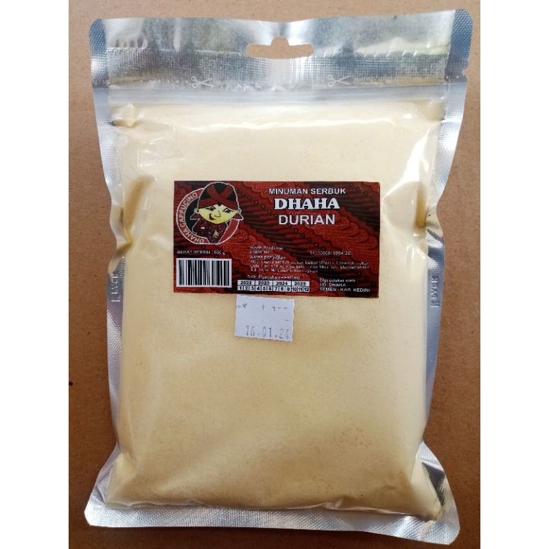 

Serbuk minuman Durian 500gram