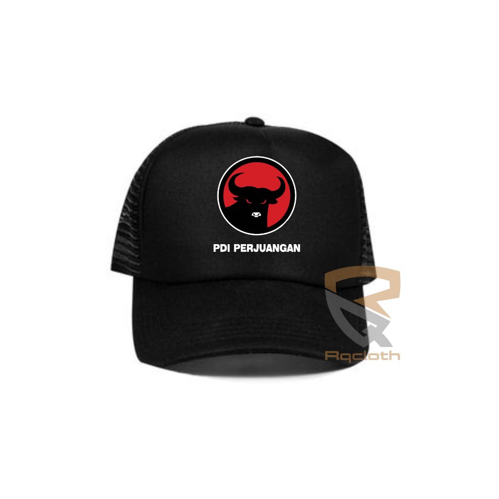Topi Truker Partai PDIP Perjuangan / Topi Partai PDIP