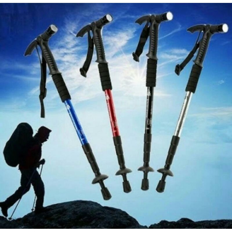 Treking Pole Senter Kompas - Treking Pole Trekpole Senter Plus Kompas