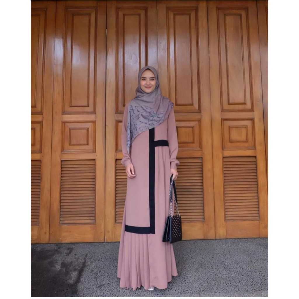 Terbaru Hanna Maxi Dress Size S M L XL Fashion Muslim