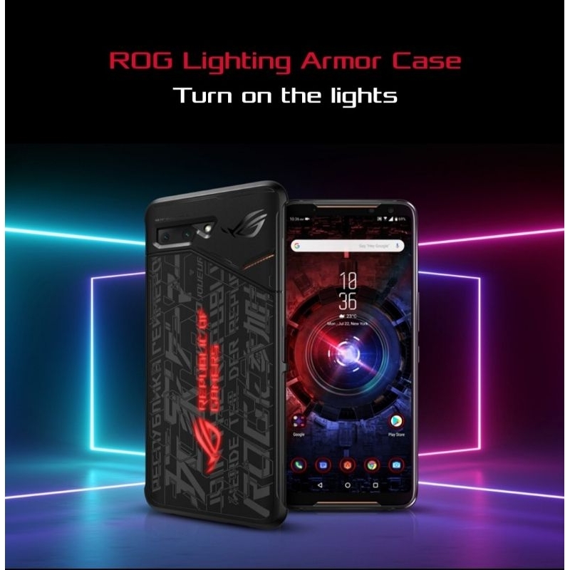 Case ROG lighting armor case Rog phoneII