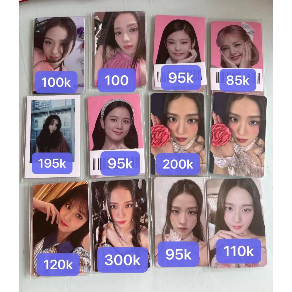 Jisoo [Me] Fansign Photocard Pc /blackpink  Fansign -Blackpink Jisoo Official Photocard/Photocard Ji