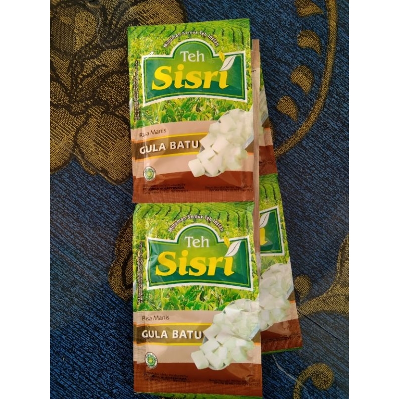 

teh sisri gula batu sachet renteng isi 10pcs