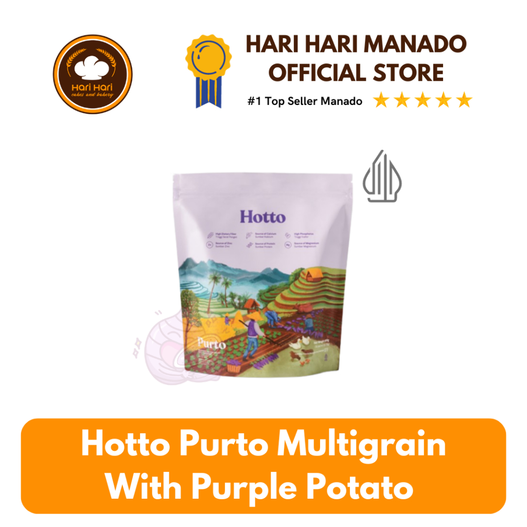 

Hotto Potato Purto Multigrain With Purple Potato | 16x 30g