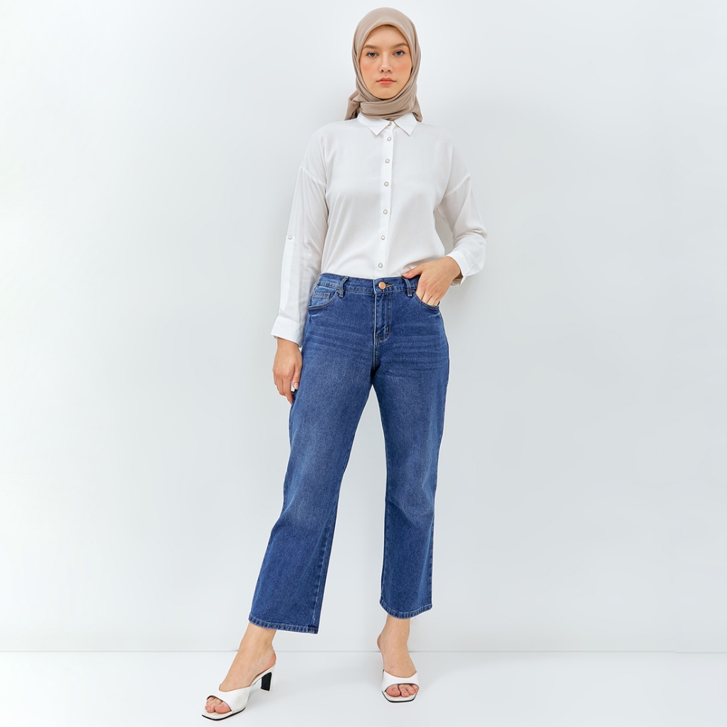 Flamoush Vilgan Blue Jeans Wanita