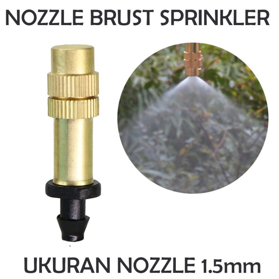Head Nozzle Misting Kabut sprinkler Fertigasi
