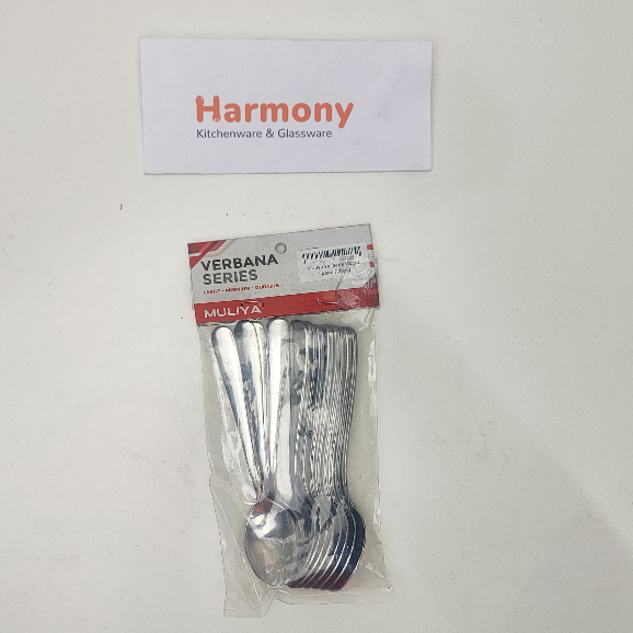 Muliya Verbana Mocha Spoon Isi 12 Pcs Sendok Kopi Teh Kecil Stainless Kilap Tebal