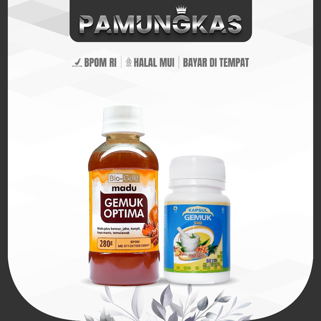 

Suplemen Penambah Berat Badan Efektif: Kapsul Gemuk 99 dan Madu Gemuk Optima