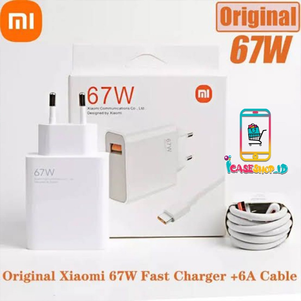 IC CHARGER CASHAN TC 100% XIOMI 67W TURBO CHARGER REDMI 9 9A 9C 10 10A 10C 11 12 C REDMINOTE 9 10 11