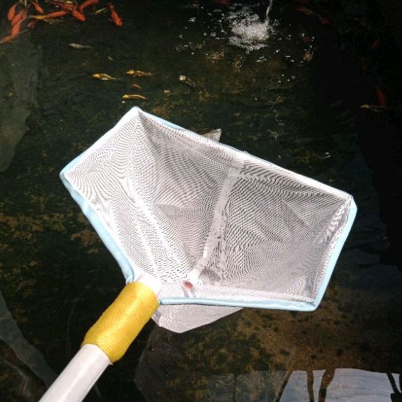 Serok Kolam Merk KERANG Serok 40cm Gagang Kayu 15cm / 30cm