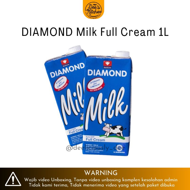 

Diamond Milk Full Cream/Susu UHT 1L