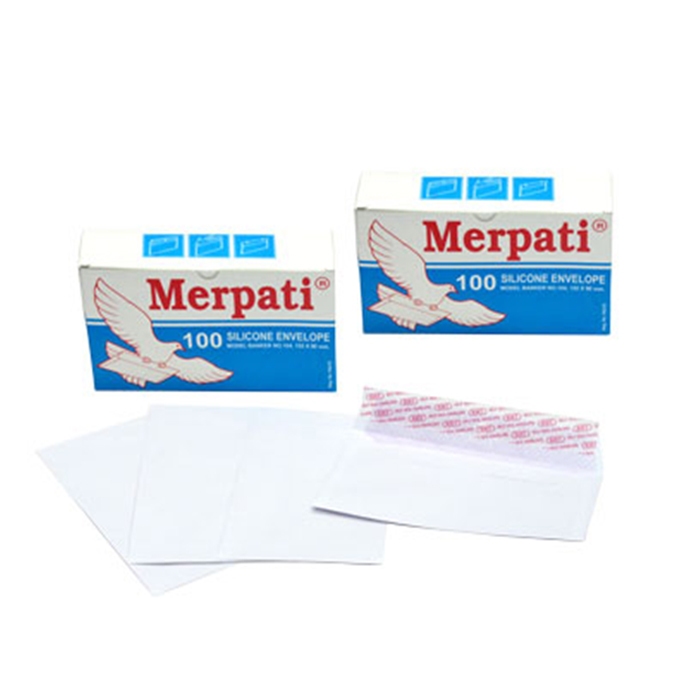 

Amplop Putih Kecil No. 104 isi 100 lbr Merpati