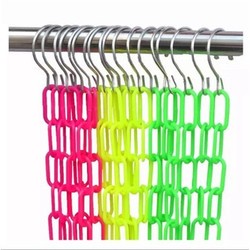 RANTAI PLASTIK SERBAGUNA / GANTUNGAN BAJU MULTIFUNGSI / Rantai Plastik Gantungan Baju Hanger Rantai 