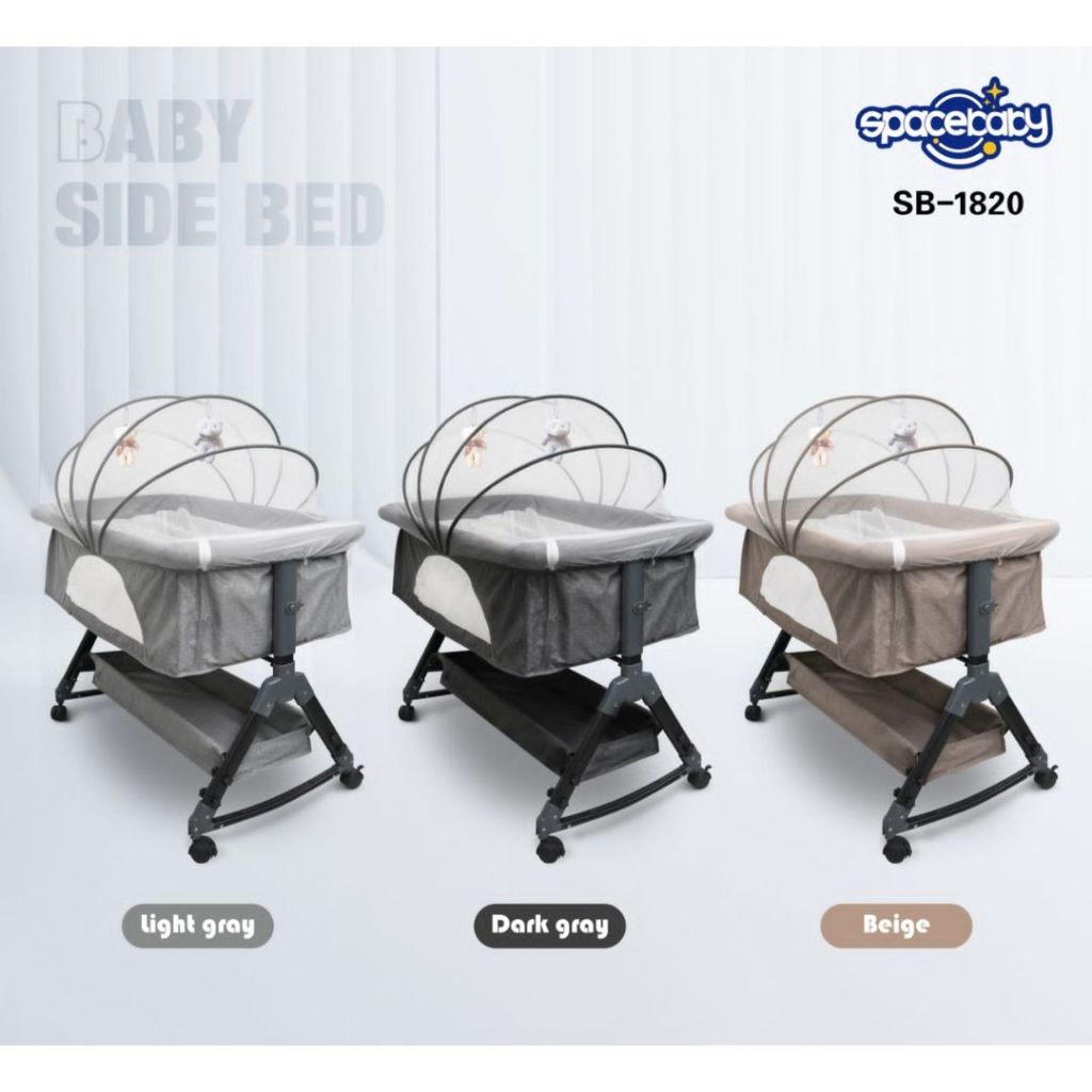 Spacebaby SB1820 Box Side Baby Bed / Tempat Tidur Box Bayi