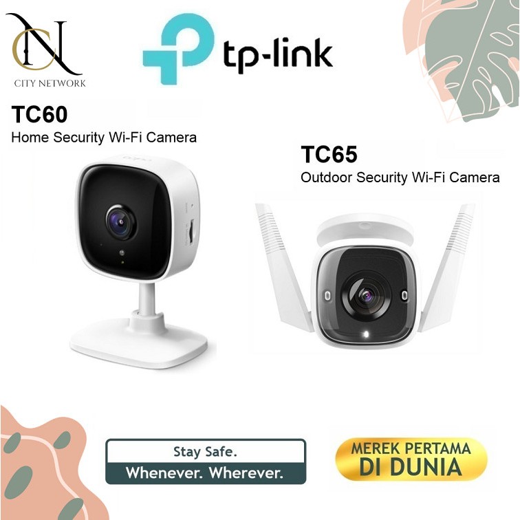 TP-Link Tapo TC60 Kamera Keamanan Wi-Fi 1080p, Dengan Deteksi Gerakan dan Suara Bayi Menangis