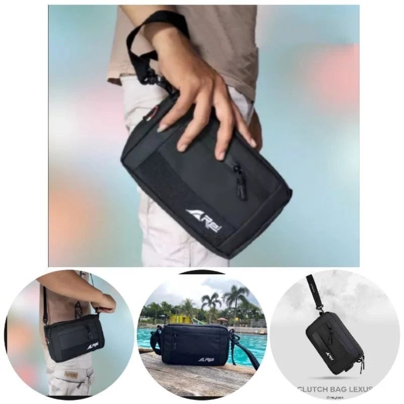 TAS SELEMPANG PREMIUM | Tas Clutch REI | Tas Tangan Multifungsi Pria