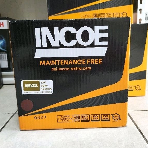 Aki Kering 55D23L INCOE ASTRA MF 12V / 60AH
