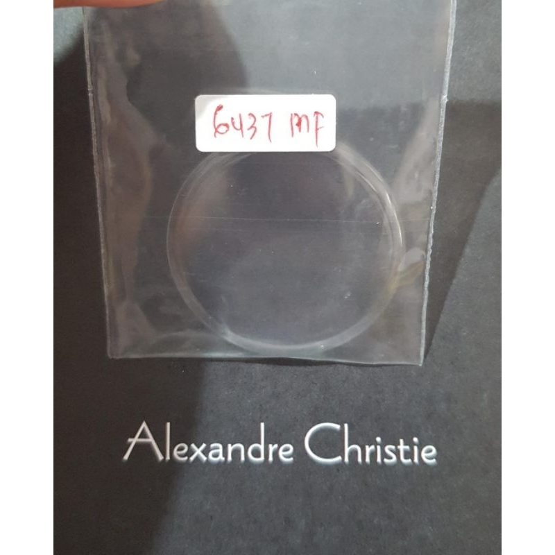 kaca jam tangan pria alexandre christie 6437mf original