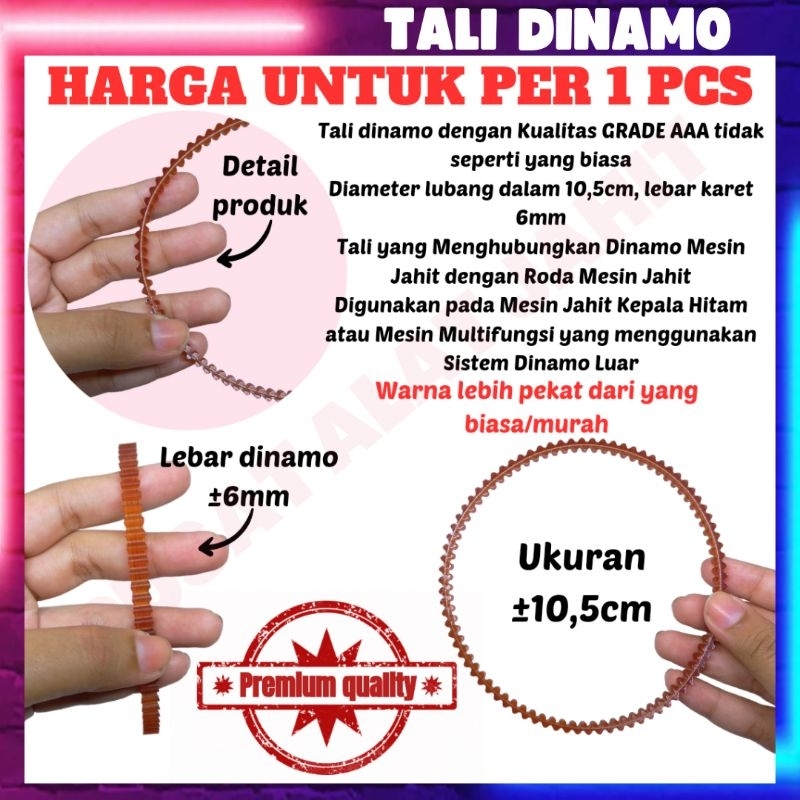 timing belt tali dinamo mesin jahit