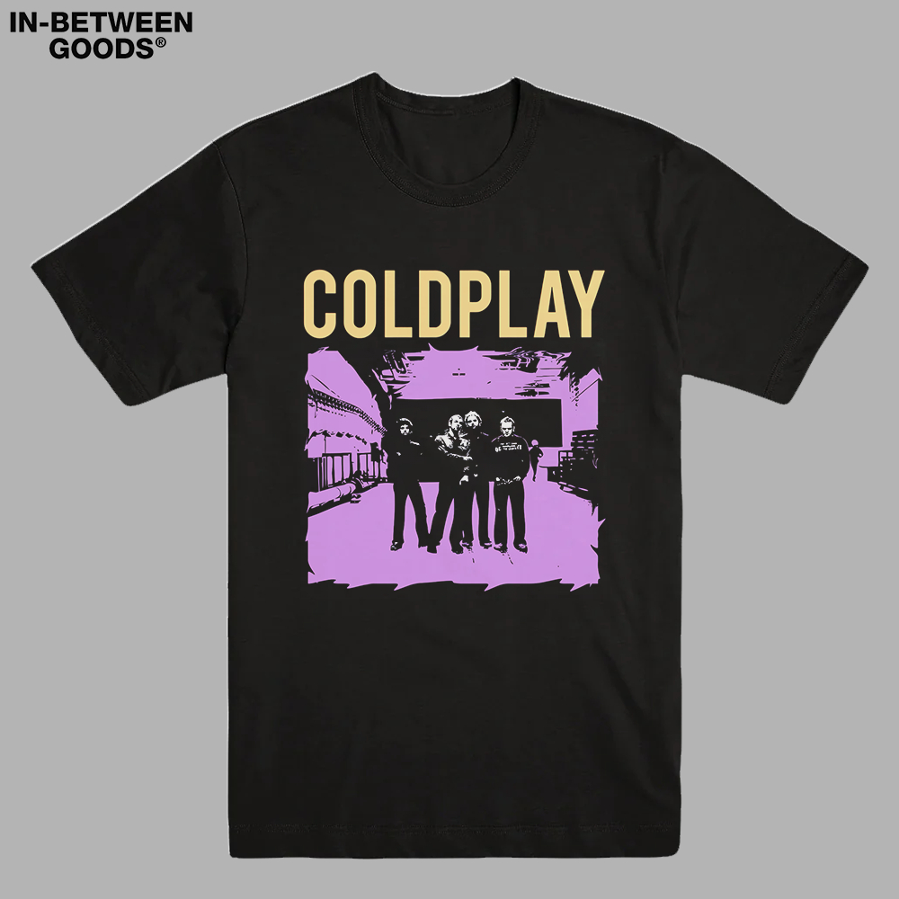 COLDPLAY - SKETCH | T-SHIRT BAND | MERCHANDISE