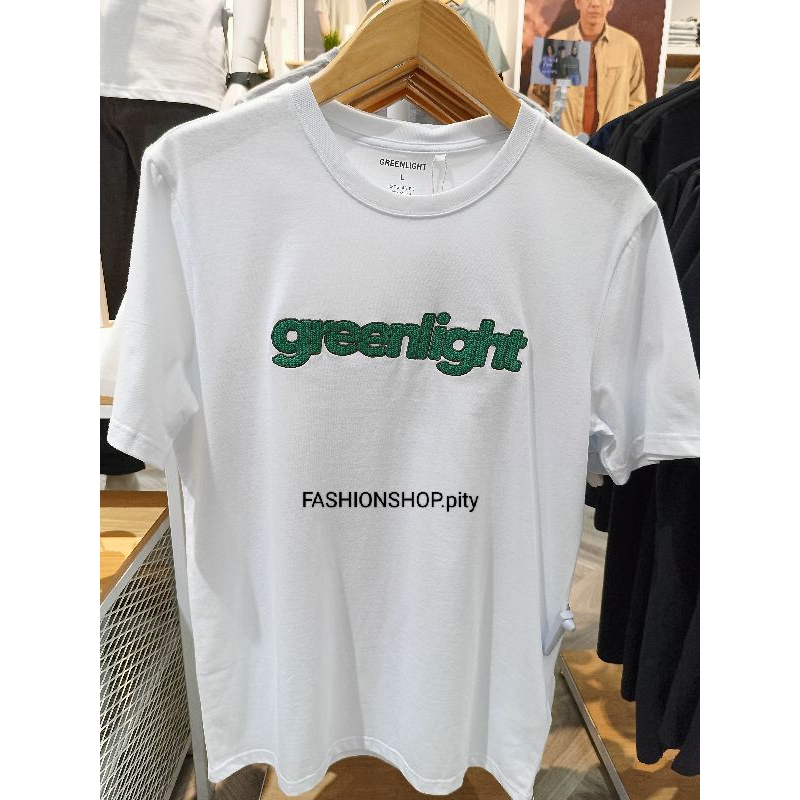 [100% ORIGINAL 0723] KAOS GREENLIGHT PRIA NEW ARRIVAL WARNA HITAM DAN PUTIH