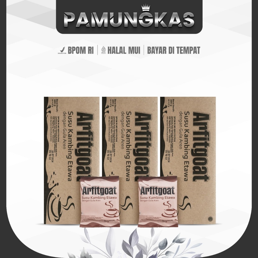 

Susu Kambing Etawa Arfitgoat Varian 3 Box Rendah Gula Aren mengatasi Masalah tulang dan nyeri sendi