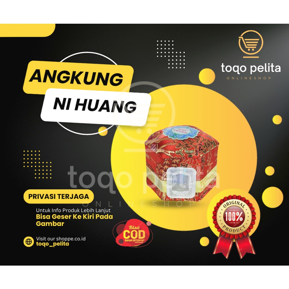 TOQO PELITA - Angkung Kain Original Angkung Obat Stroke Angong Niuhuang Wan