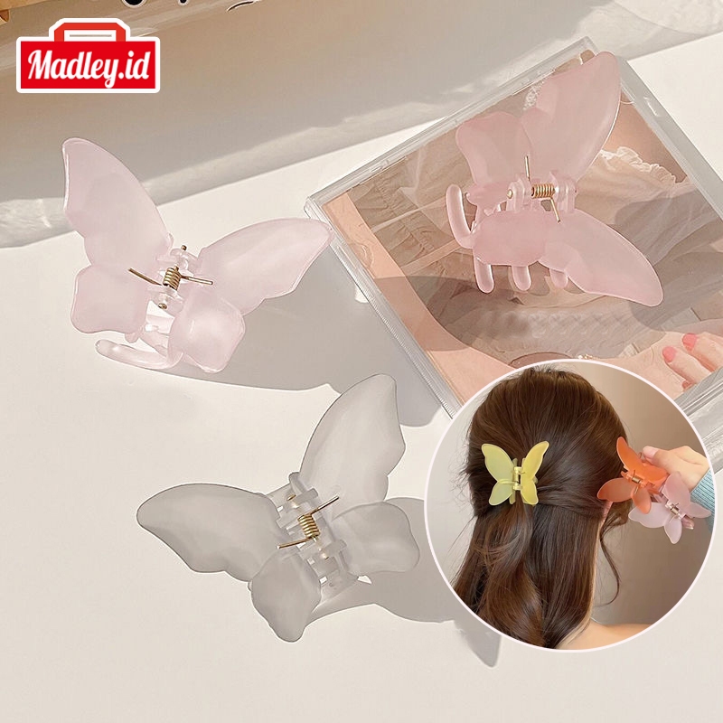 MAdley Hairpin Lucu Jepit Rambut Kupu Kupu Bentuk Butterfly Cantik Wanita Korea Anak &amp; Dewasa ACC23