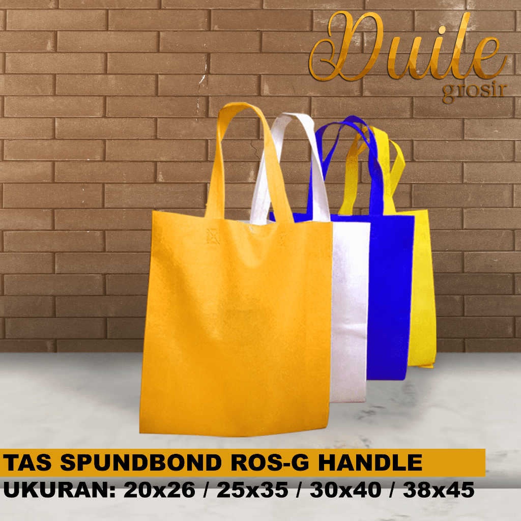 

Tas Spunbond Handle / Goodie bag / Ukuran 30x40 (1 Lusin)